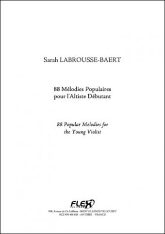 88 Popular Melodies for the Young Violist - TRADITIONAL - <font color=#666666>Solo Viola</font>