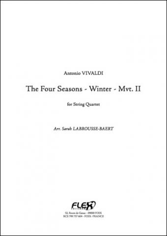 The Four Seasons - Winter - Mvt. II - A. VIVALDI - <font color=#666666>String Quartet</font>