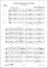 Marche Nuptiale de Lohengrin - R. WAGNER -  <font color=#666666>Quatuor de Flûtes</font>