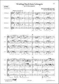 Marche Nuptiale de Lohengrin - R. WAGNER -  <font color=#666666>Quatuor de Clarinettes</font>