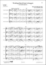 Marche Nuptiale de Lohengrin - R. WAGNER -  <font color=#666666>Quatuor de Saxophones</font>