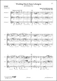 Wedding March from Lohengrin - R. WAGNER - <font color=#666666>Clarinet Trio</font>