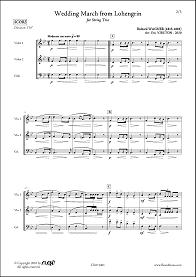 Marche Nuptiale de Lohengrin - R. WAGNER -  <font color=#666666>Trio à Cordes</font>