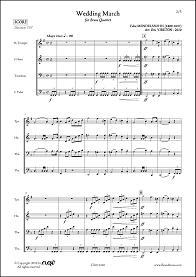 Marche Nuptiale - F. MENDELSSOHN -  <font color=#666666>Quatuor de Cuivres</font>