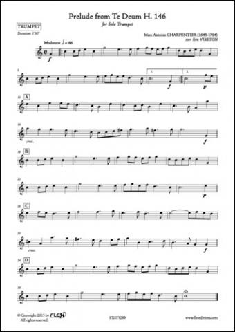Prélude - extrait du Te Deum T. 146 - M. A. CHARPENTIER - <font color=#666666>Trompette Solo</font>
