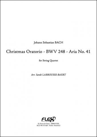Christmas Oratorio - BWV 248 - Aria No. 41 - J. S. BACH - <font color=#666666>String Quartet</font>