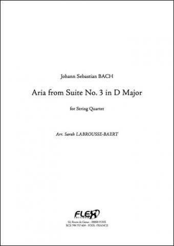 Air from Suite No. 3 in D Major - J. S. BACH - <font color=#666666>String Quartet</font>