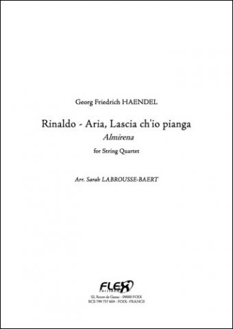 Rinaldo - Aria, Lascia ch'io pianga - Alminera - G. F. HAENDEL - <font color=#666666>String Quartet</font>