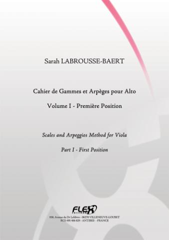 Scales and Arpeggios Method for Viola - Volume I - S. LABROUSSE-BAERT - <font color=#666666>Solo Viola</font>