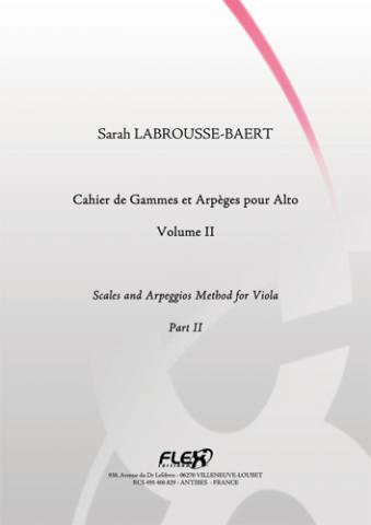 Scales and Arpeggios Method for Viola - Volume II - S. LABROUSSE-BAERT - <font color=#666666>Solo Viola</font>