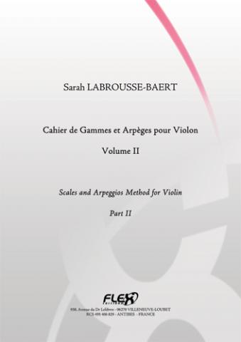 Scales and Arpeggios Method for Violin - Volume II - S. LABROUSSE-BAERT - <font color=#666666>Solo Violin</font>