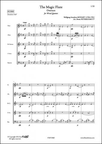 The Magic Flute - Overture - W. A. MOZART - <font color=#666666>Wind Quintet</font>