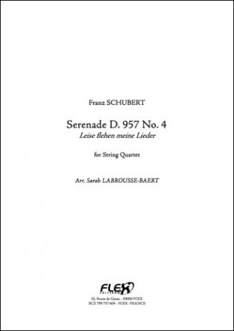 Serenade D. 957 No. 4 - Leise flehen meine Lieder - F. SCHUBERT - <font color=#666666>String Quartet</font>