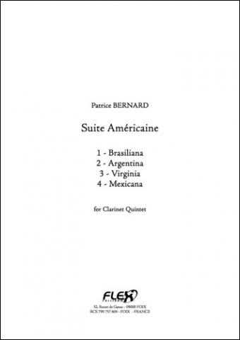 Suite Américaine - P. BERNARD - <font color=#666666>Clarinet Quintet</font>