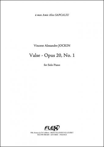 Valse - Opus 20 No. 1 - V. A. JOCKIN - <font color=#666666>Solo Piano</font>