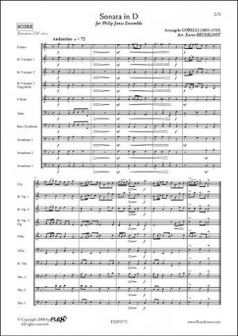Sonata in D - A. CORELLI - <font color=#666666>Philip Jones Ensemble</font>