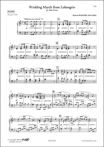Marche Nuptiale de Lohengrin - R. WAGNER - <font color=#666666>Piano Solo</font>