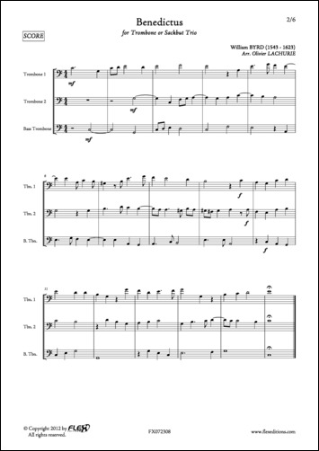 5 English Madrigals - ANONYMOUS - <font color=#666666>Trombone Trio</font>