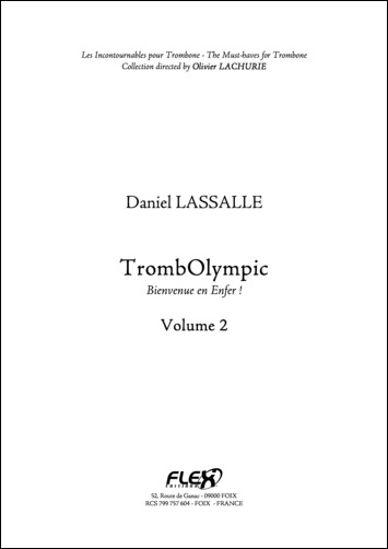Method TrombOlympic - French Downloadable Version  - Volume 2 - D. LASSALLE - <font color=#666666>Solo Trombone</font>