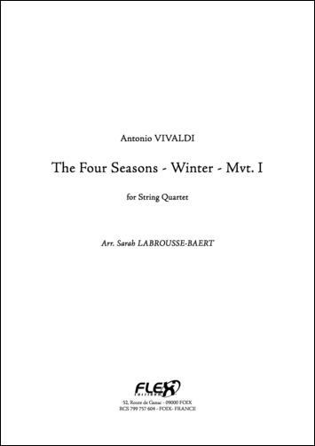 The Four Seasons - Winter - Mvt. I - A. VIVALDI - <font color=#666666>String Quartet</font>