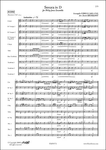 Sonata in D - A. CORELLI - <font color=#666666>Philip Jones Ensemble</font>