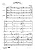 Variétés Jazz No. 2 - G. SENON - <font color=#666666>Trombone Quartet & Tuba</font>