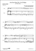 Aria de la Suite No. 3 en Ré Majeur - J. S. BACH - <font color=#666666>Violon et Piano</font>