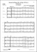 Sonate No. 14 Op. 27 No. 2 - Mvt. 2 - L. van BEETHOVEN - <font color=#666666>Quatuor à Vent</font>