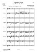 Pavane Opus 50 - G. FAURE - <font color=#666666>Clarinet Ensemble</font>