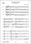 Tarentella Per Sibela - J.-M. MAURY - <font color=#666666>Quatuor de Clarinettes</font>