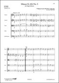 Menuet K. 61b No. 5 - W. A. MOZART - <font color=#666666>Orchestre à Cordes</font>