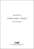 12 Etudes Variées - Volume II - J. NAULAIS - <font color=#666666>Solo Alto Saxophone</font>