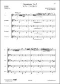 Gnossienne No. 5 - E. SATIE - <font color=#666666>Flûte et Quatuor de Clarinettes</font>