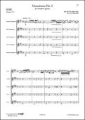 Gnossienne No. 5 - E. SATIE - <font color=#666666>Saxophone Quintet</font>