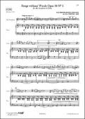 Romances sans Paroles Opus 38 No. 2 - F. MENDELSSOHN - <font color=#666666>Saxophone Alto & Piano</font>