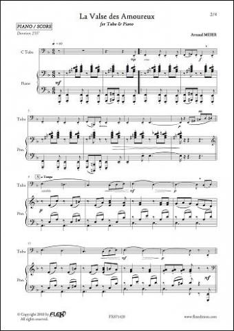 La Valse des Amoureux - A. MEIER - <font color=#666666>Tuba et Piano</font>