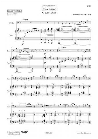 Concertino - P. NEBBULA - <font color=#666666>Tuba et Piano</font>