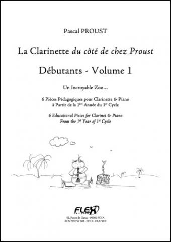 Le Clarinette du côté de chez Proust - Débutants - Volume 1 - P. PROUST - <font color=#666666>Clarinette et Piano</font>