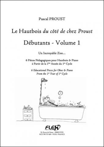 Le Hautbois du côté de chez Proust - Débutants - Volume 1 - P. PROUST - <font color=#666666>Hautbois et Piano</font>